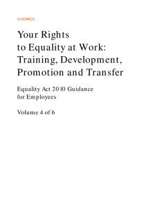 Your Rights to Equality at Work: Training, Development, Promotion and Transfer